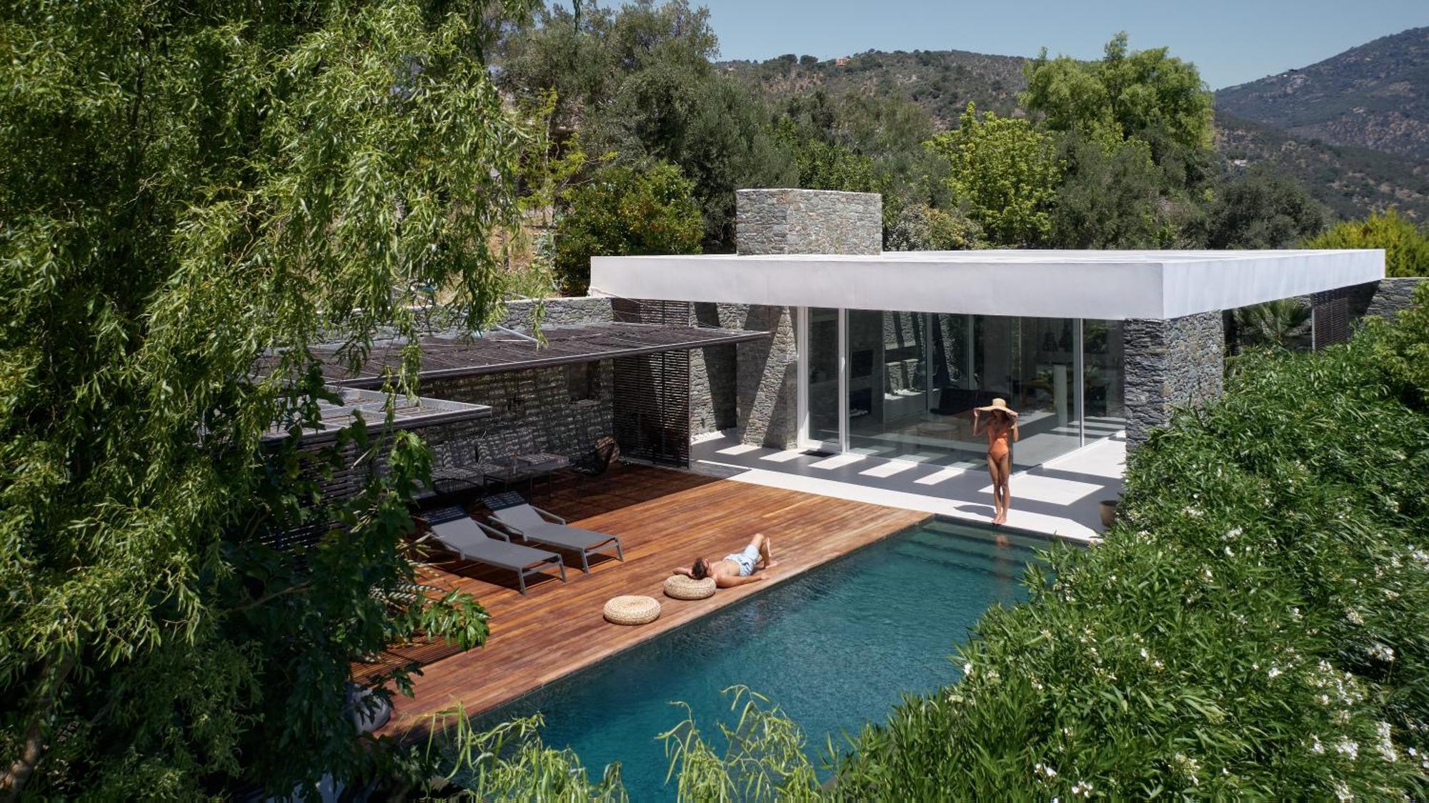 A - Luxury Villas Plomari Exteriér fotografie